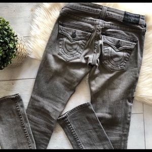 Grey True Religion jeans size 24